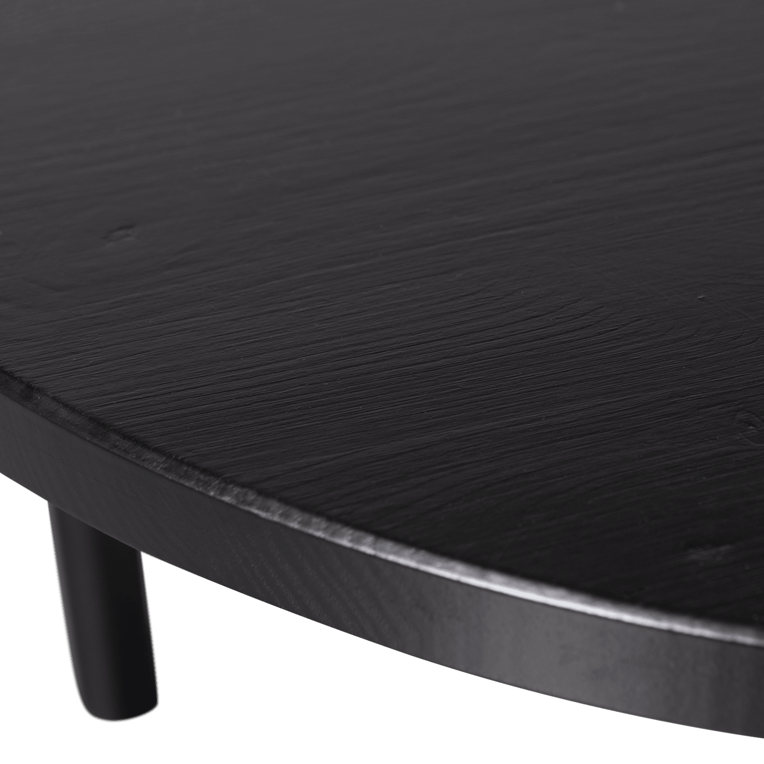 LAUT COFFEE TABLE PINE ROUND Ø80CM DEEP BLACK [fsc] - PARIS14A.RO