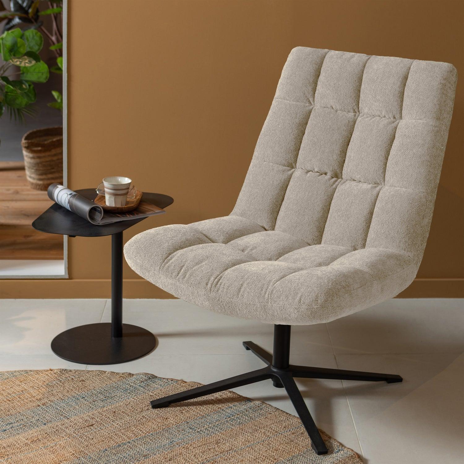 LIA SIDE TABLE METAL BLACK - PARIS14A.RO