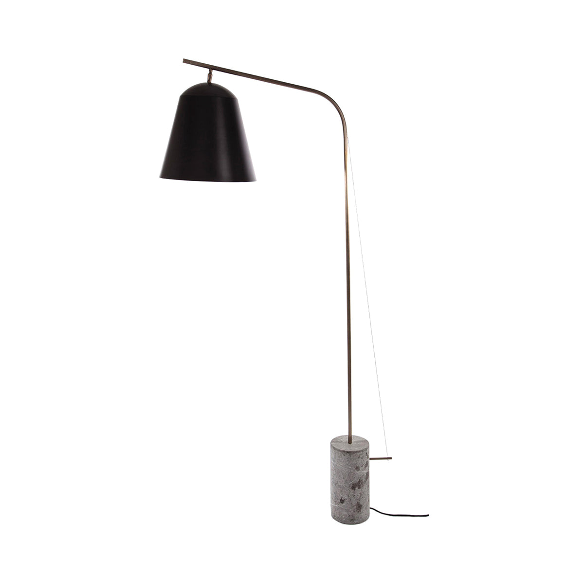 NORR11 lampadar Line Two | aluminiu | Negru | h186 cm