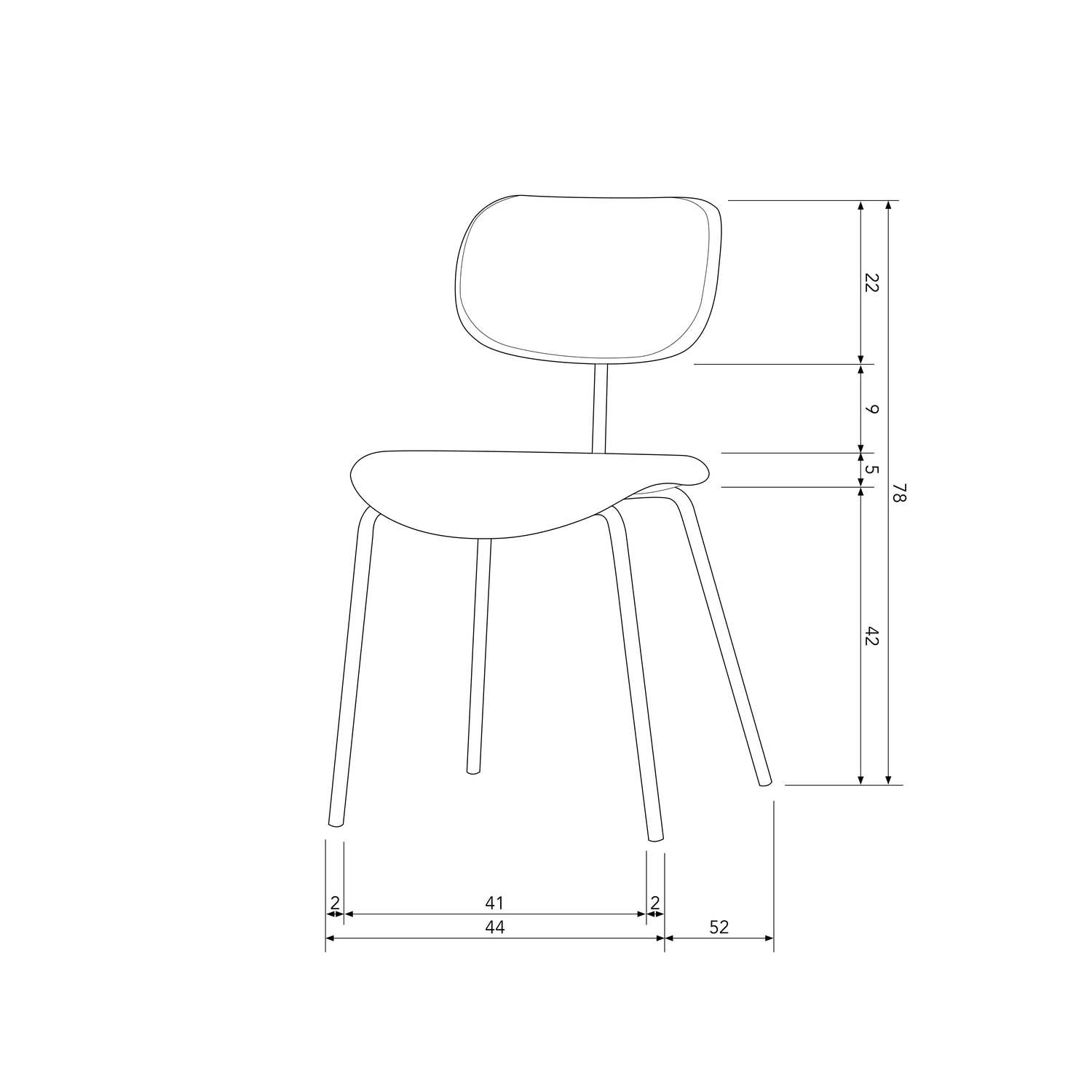 LINK DINING CHAIR SAND - PARIS14A.RO