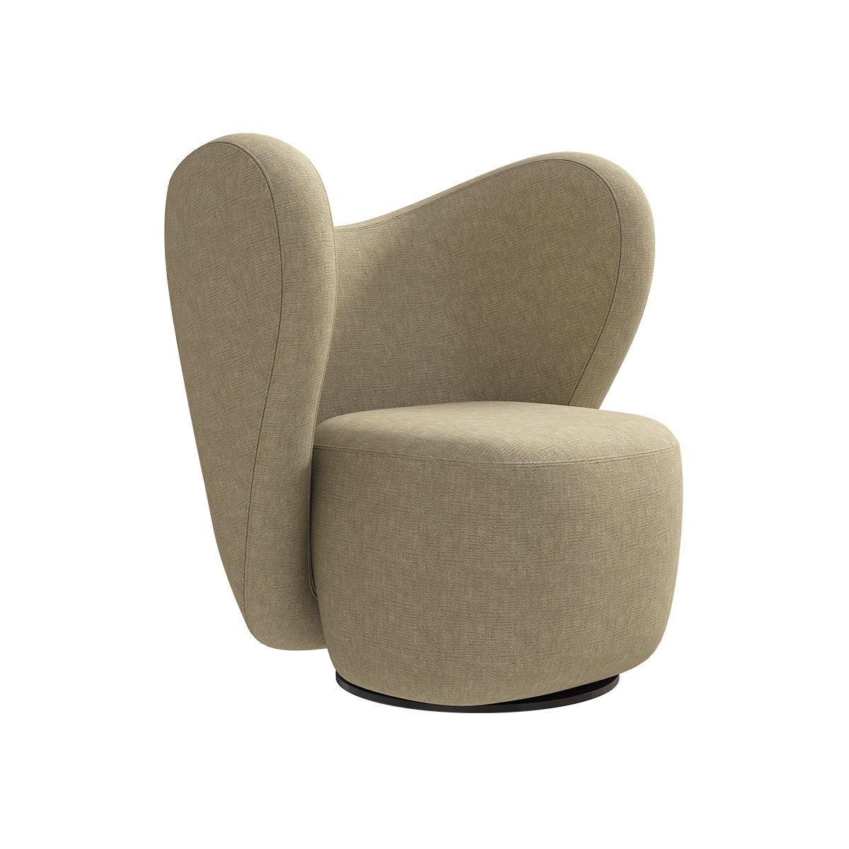 NORR11 fotoliu lounge Little Big | integral tapitat | 77x75xh76 cm