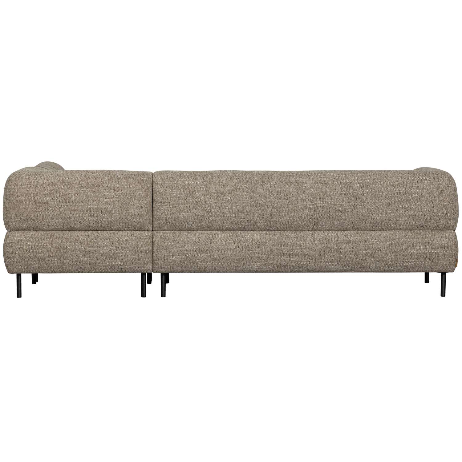 LLOYD CORNER SOFA RIGHT COARSE WOVEN BROWN MELANGE - PARIS14A.RO