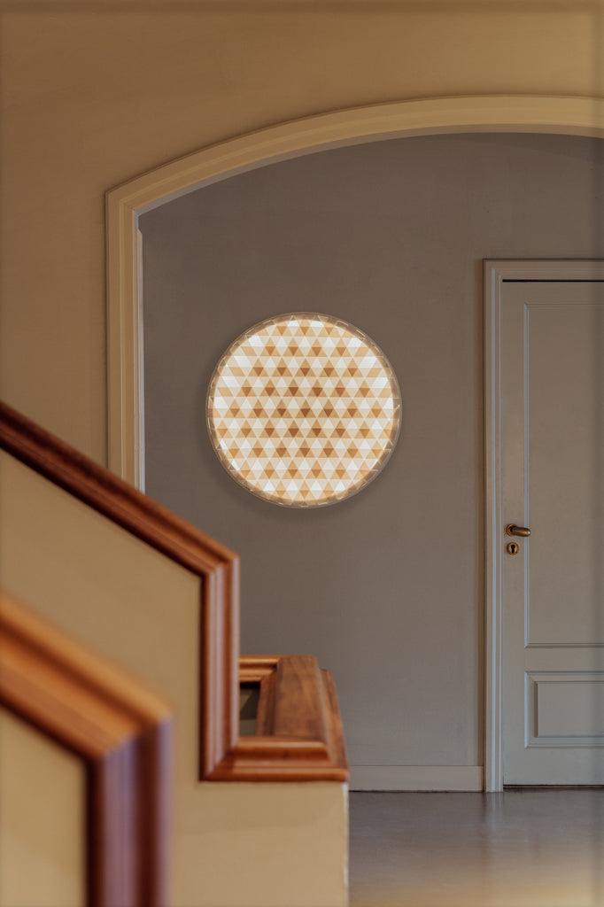 Lampa de perete Loom cu bandă Led @80 cm albă - PARIS14A.RO