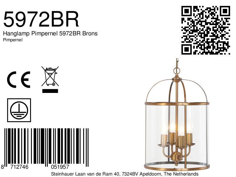 Lustra Pimpernel 5972BR Bronz - PARIS14A.RO