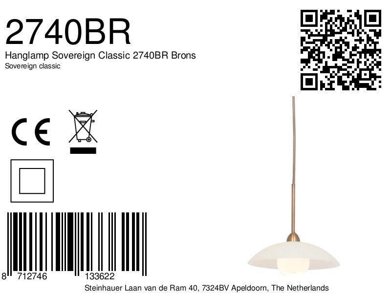 Lustra Sovereign Classic 2740BR Bronz - PARIS14A.RO