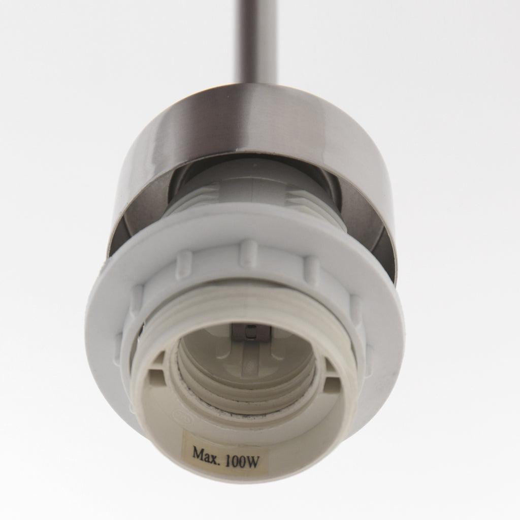 Lustra Sparkled Light 3602ST+K1066RS Gri de Oțel cu Abajur din Lână - PARIS14A.RO