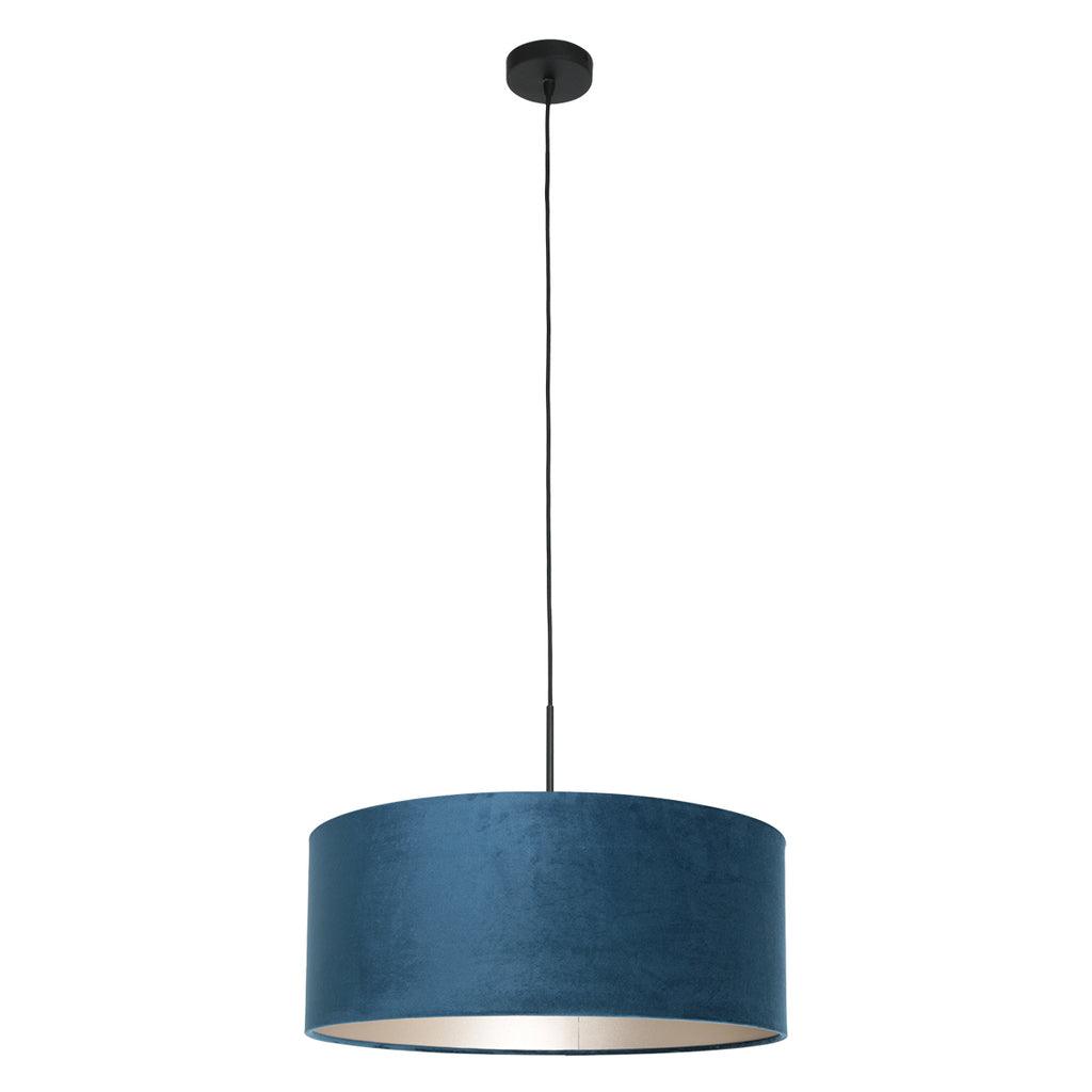 Lustra Sparkled Light 3602ZW+K1066ZS Negru-Velvet Albastru - PARIS14A.RO