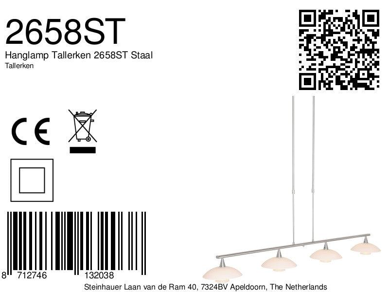 Lustră Tallerken 2658ST din oțel - PARIS14A.RO