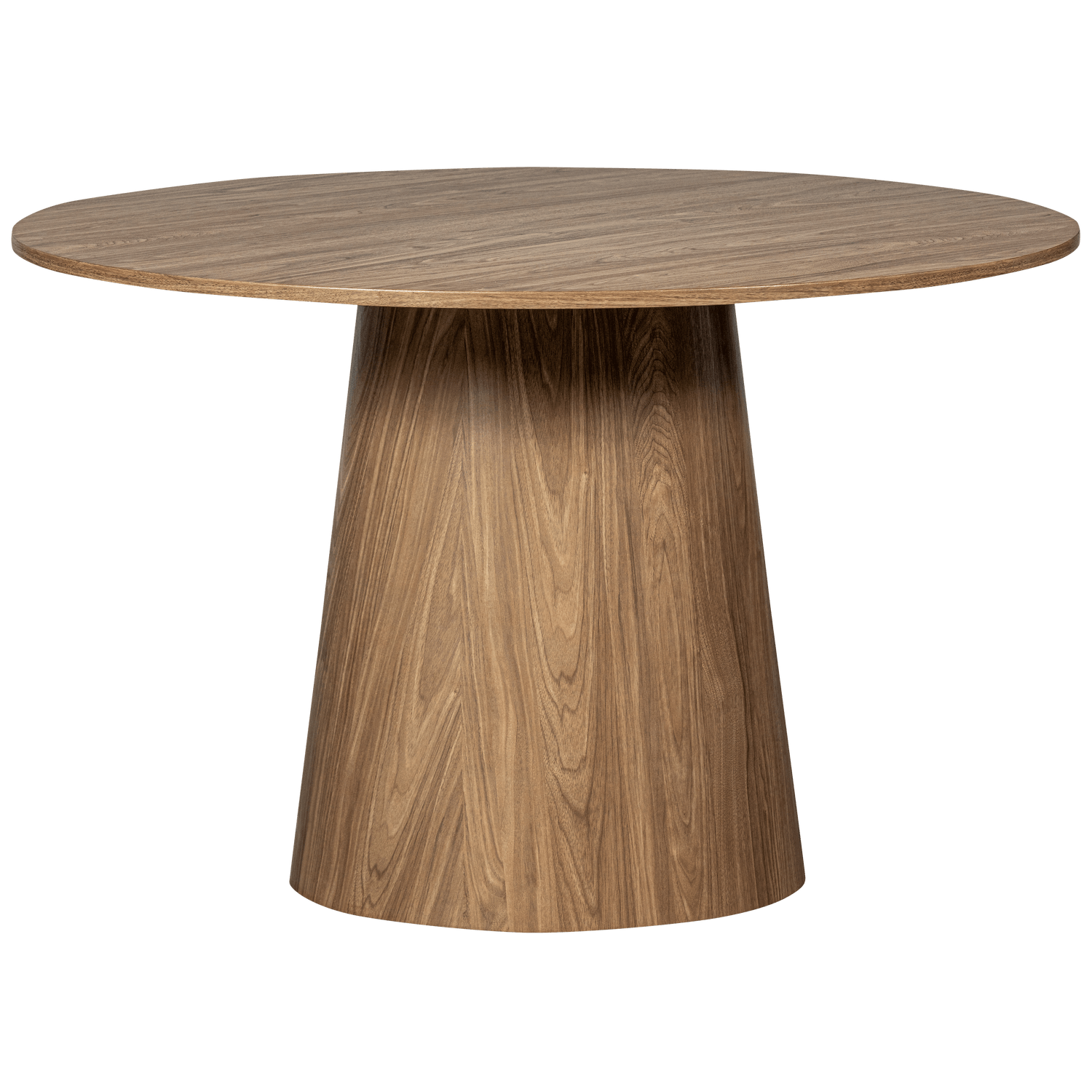 MAAN DINING TABLE ROUND MDF WALNUT Ø120CM - PARIS14A.RO