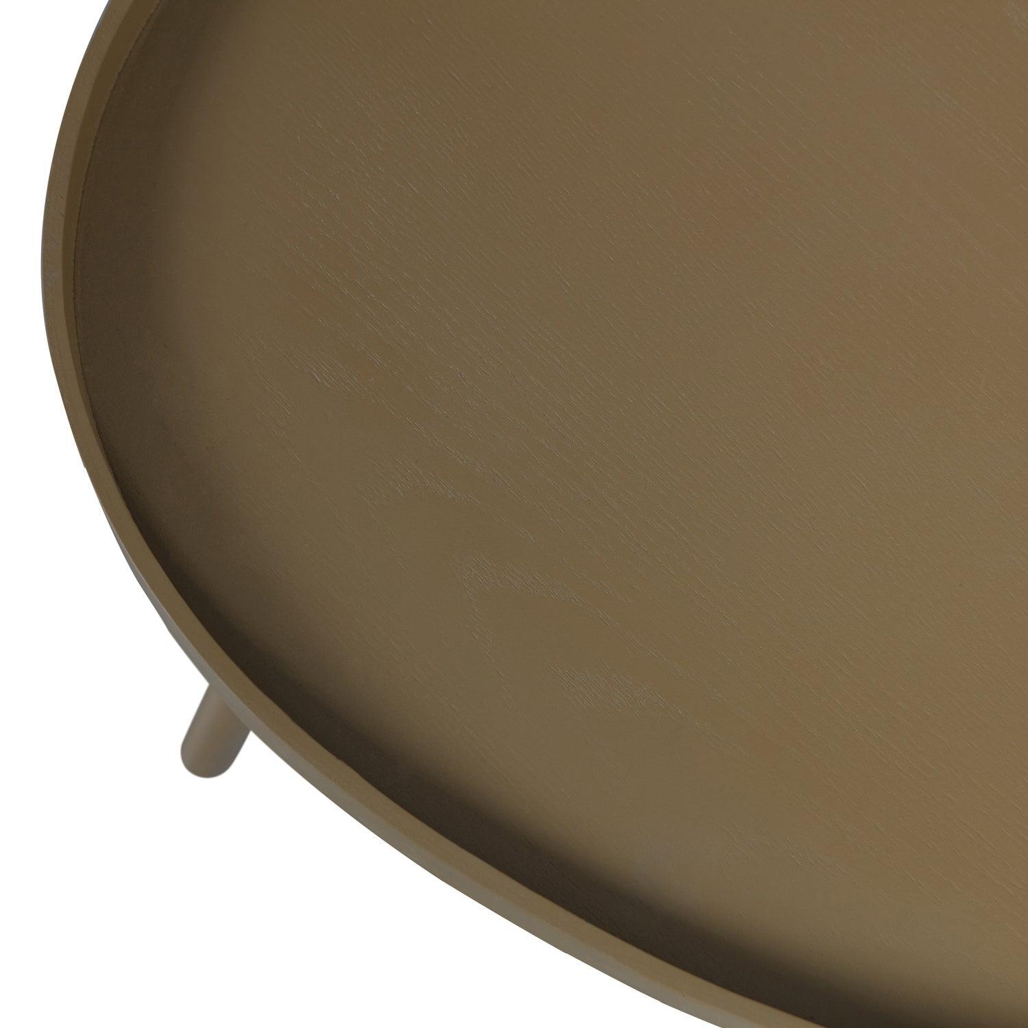 MAE SIDE TABLE ORGANIC WOOD SEPIA - PARIS14A.RO