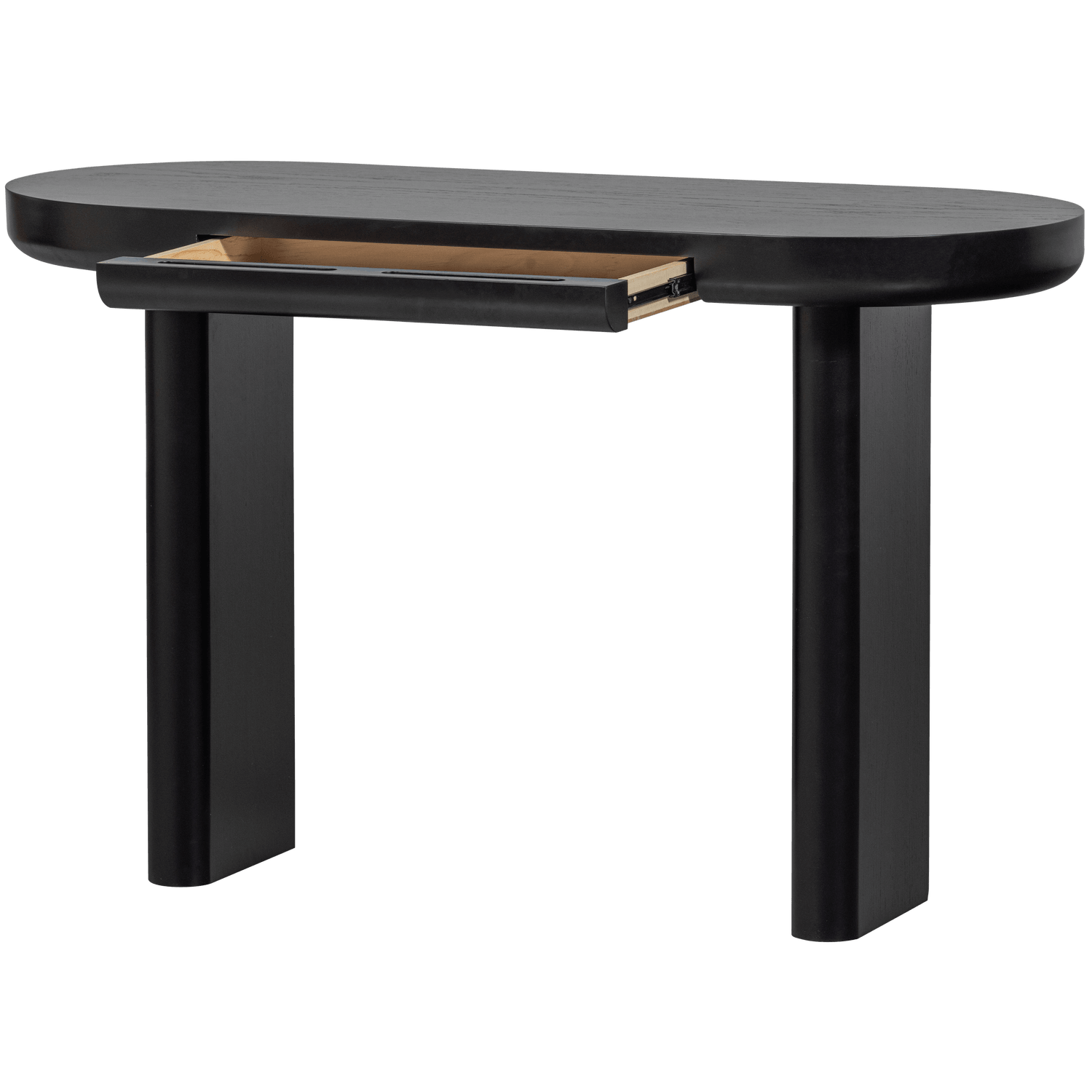 MAEL DESK/SIDETABLE VENEER BLACK - PARIS14A.RO