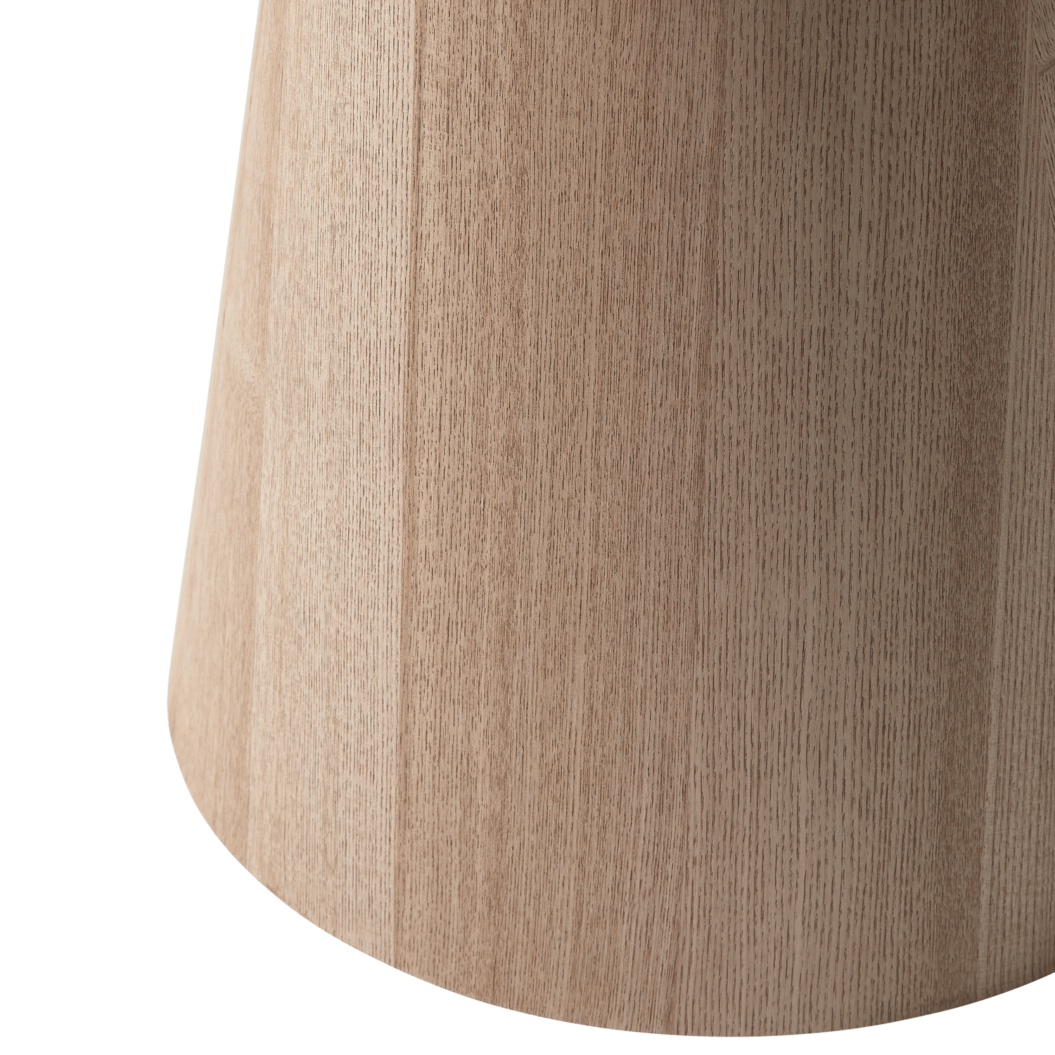 MAUD SIDE TABLE CONICAL WOOD NATURAL 50xØ45CM - PARIS14A.RO