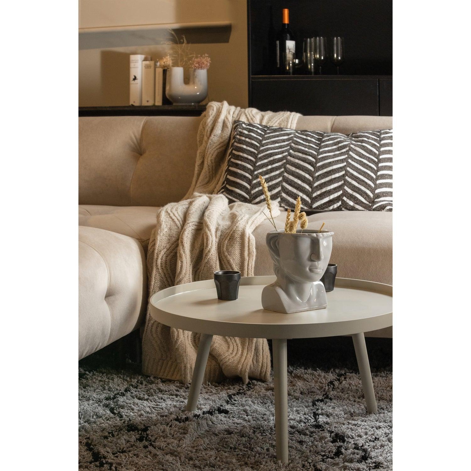 MESA SIDETABLE L WOOD ANTIQUE BEIGE - PARIS14A.RO