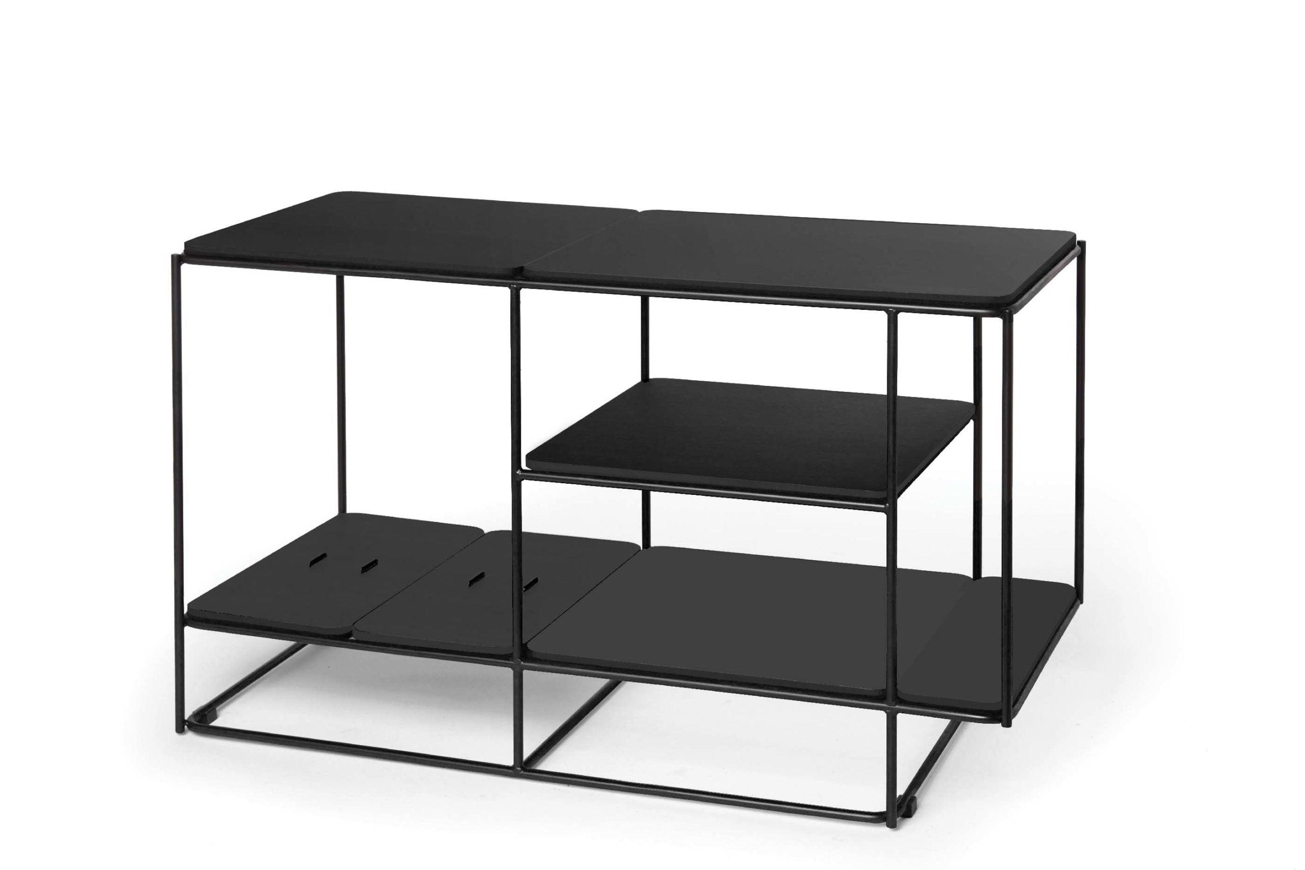 Mobilier modular orizontal negru mat - La Boite Concept - PARIS14A.RO