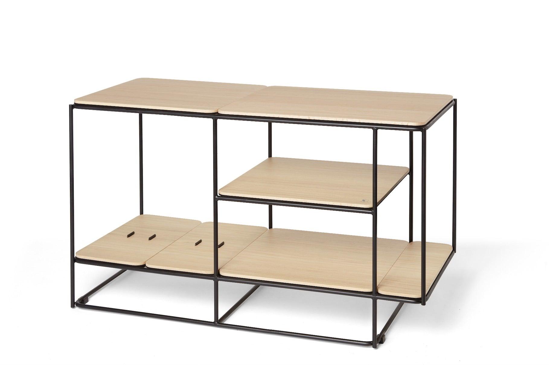 Mobilier modular orizontal stejar mat - La Boite Concept - PARIS14A.RO