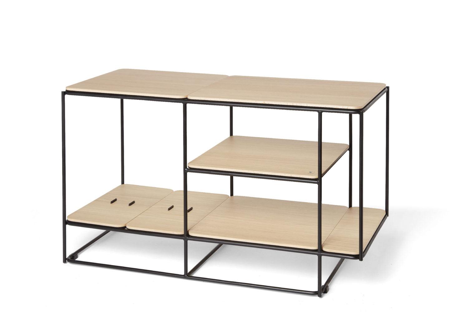 Mobilier modular orizontal stejar mat - La Boite Concept - PARIS14A.RO