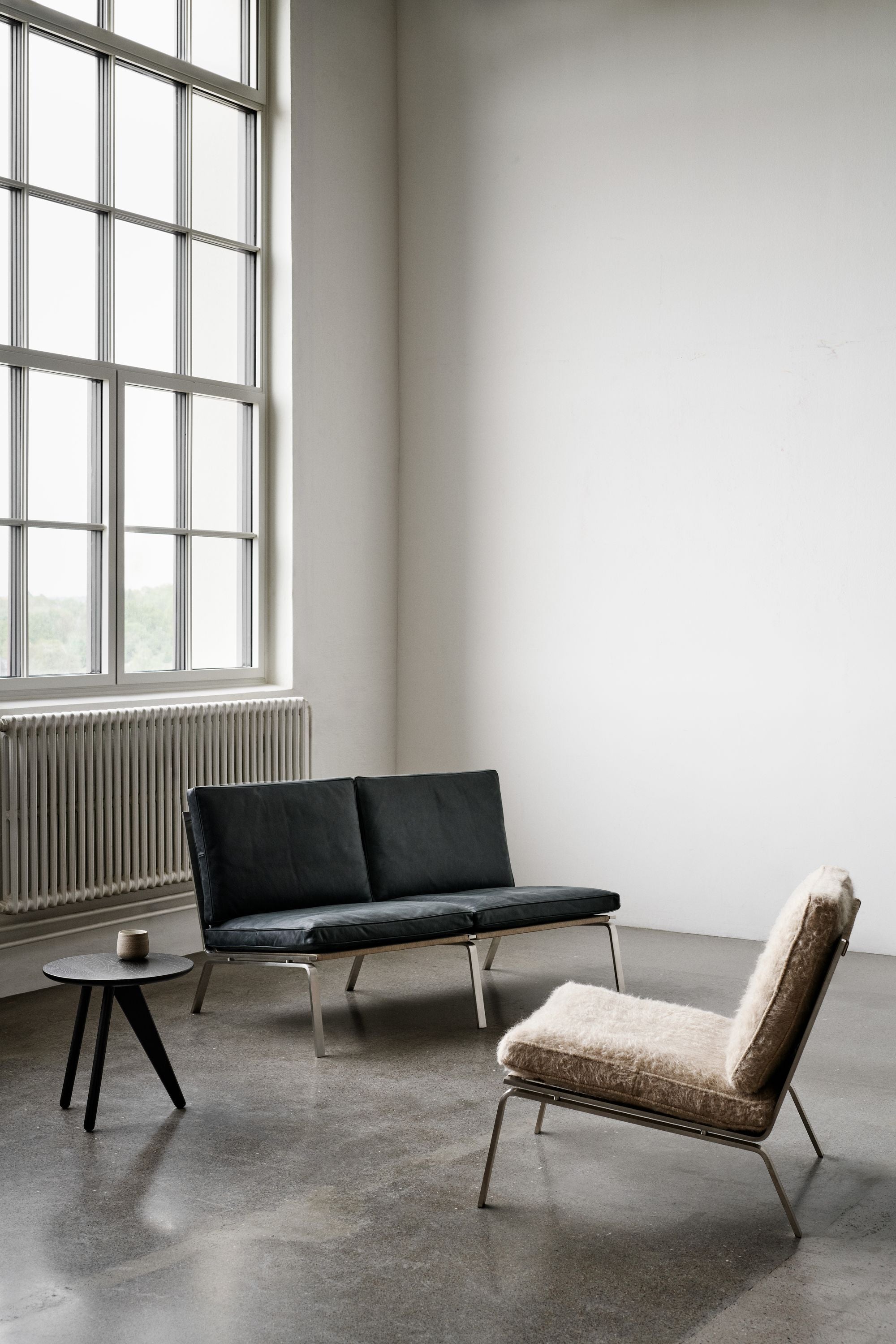 NORR11 fotoliu lounge Man | otel inoxidabil | 67x74xh75 cm