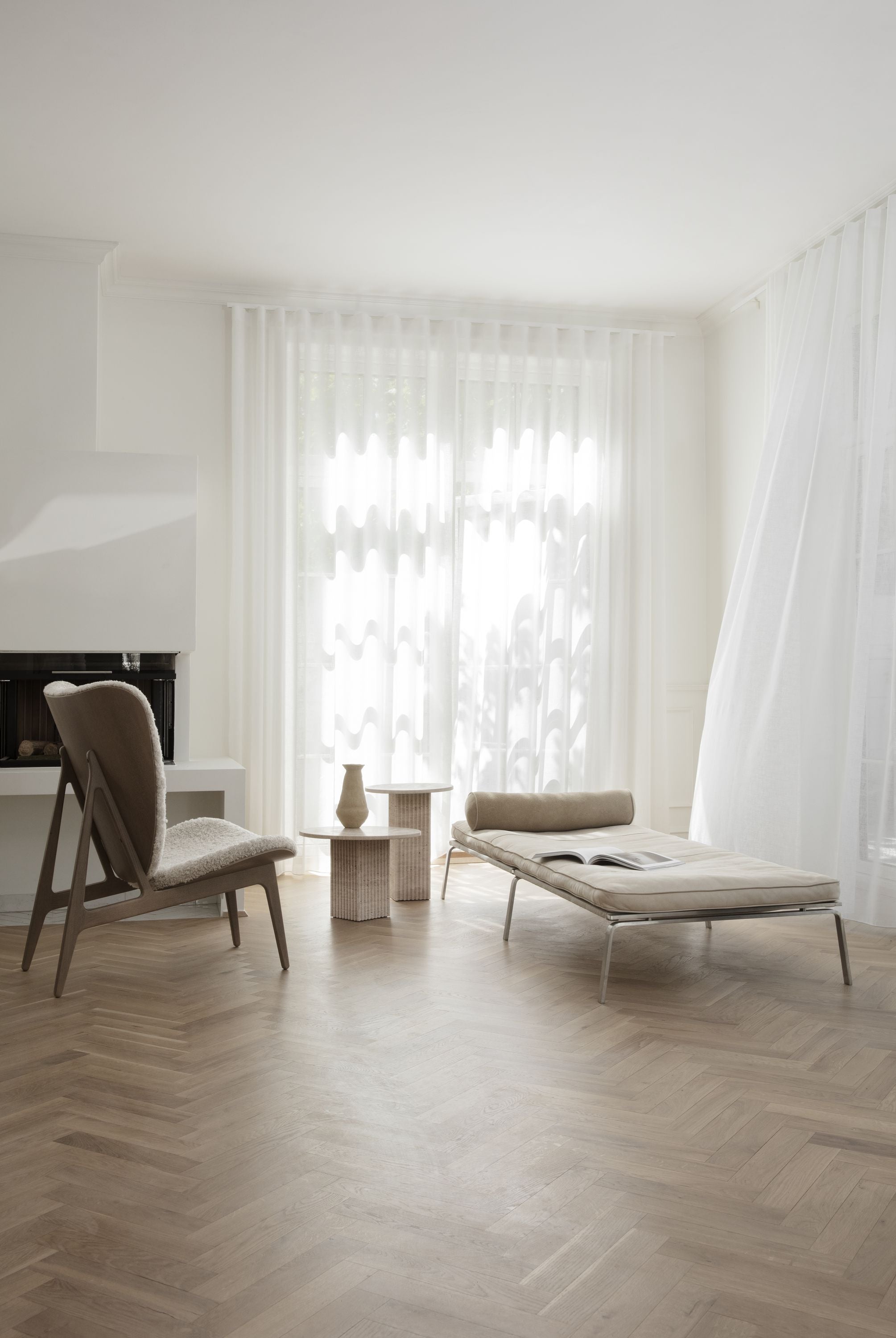 NORR11 sezlong Man | otel inoxidabil | 202x85xh30 cm