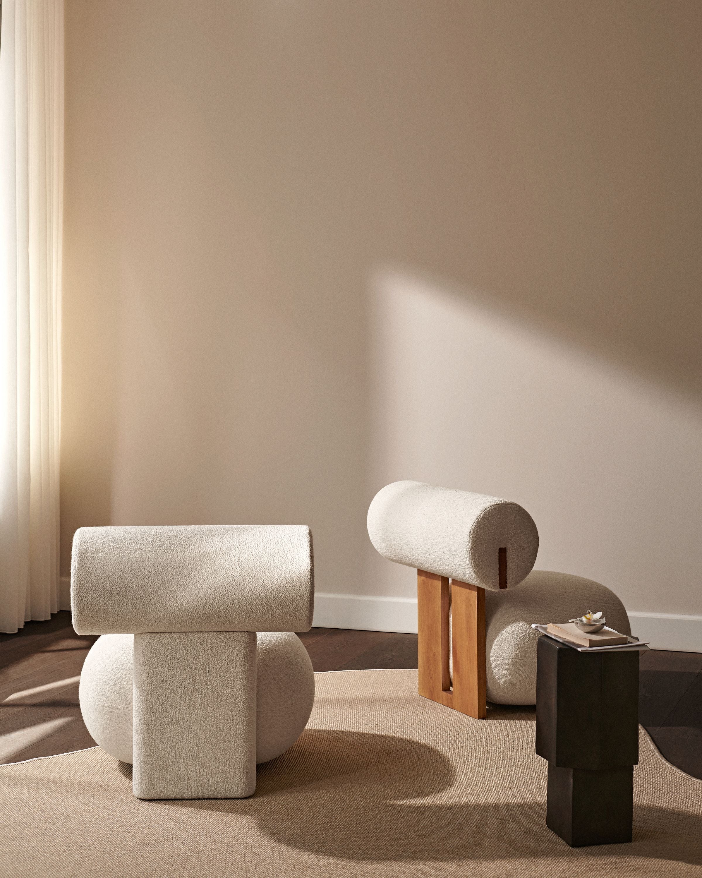 NORR11 fotoliu lounge Hippo full tapitat | integral tapitat | 71x81xh73 cm