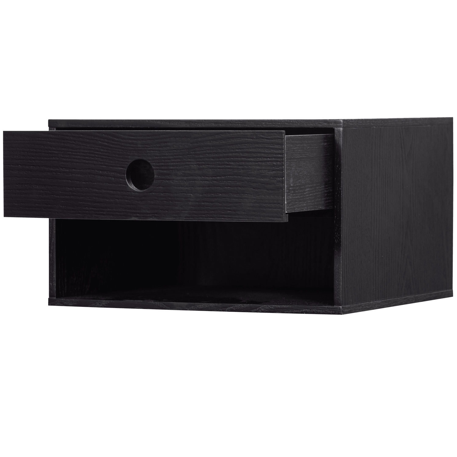 NANCY HANGING BEDSIDE TABLE BLACK - PARIS14A.RO