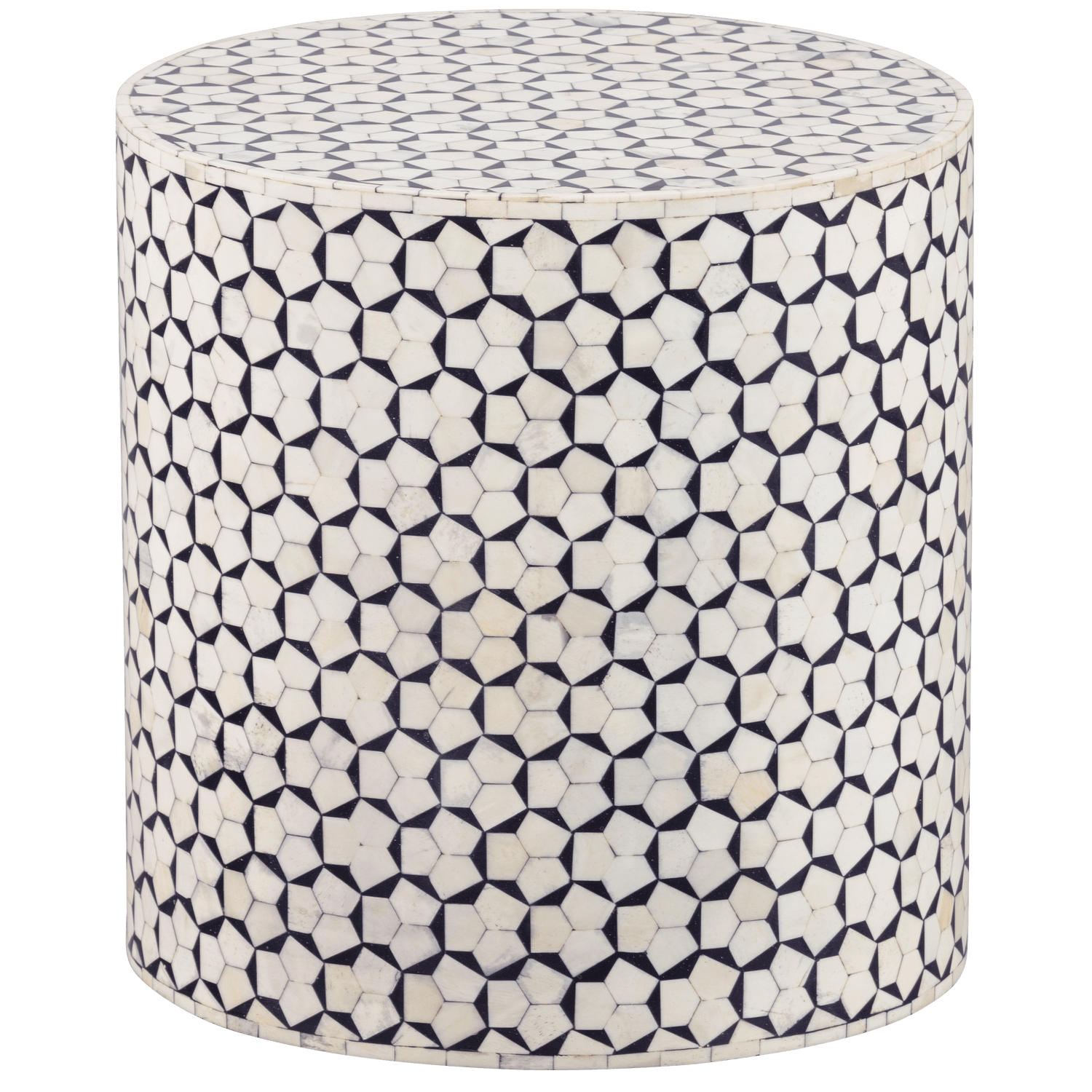 NEVA SIDE TABLE BLACK/WHITE - PARIS14A.RO