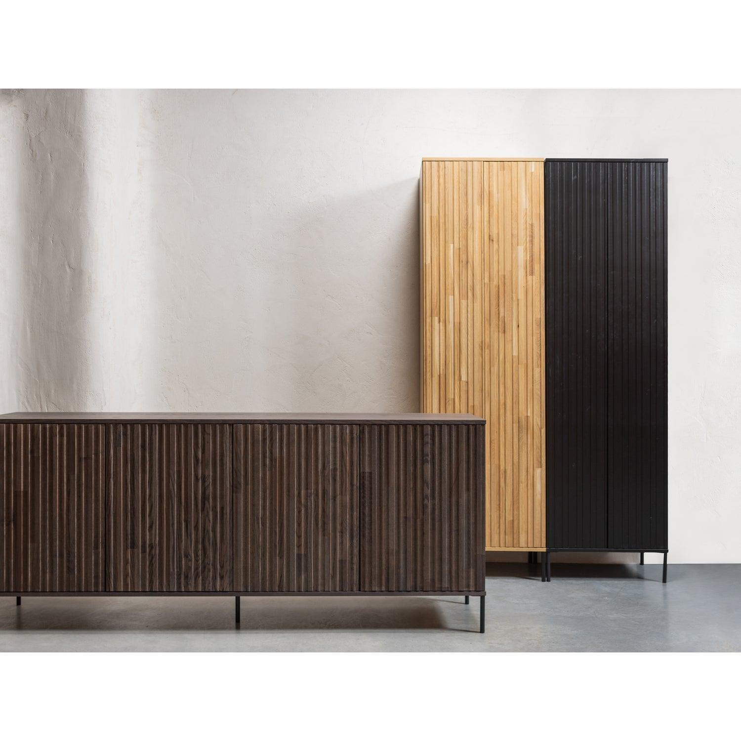 NEW GRAVURE NEW SIDEBOARD 200 CM ASH VENEER ESPRESSO [fsc] - PARIS14A.RO
