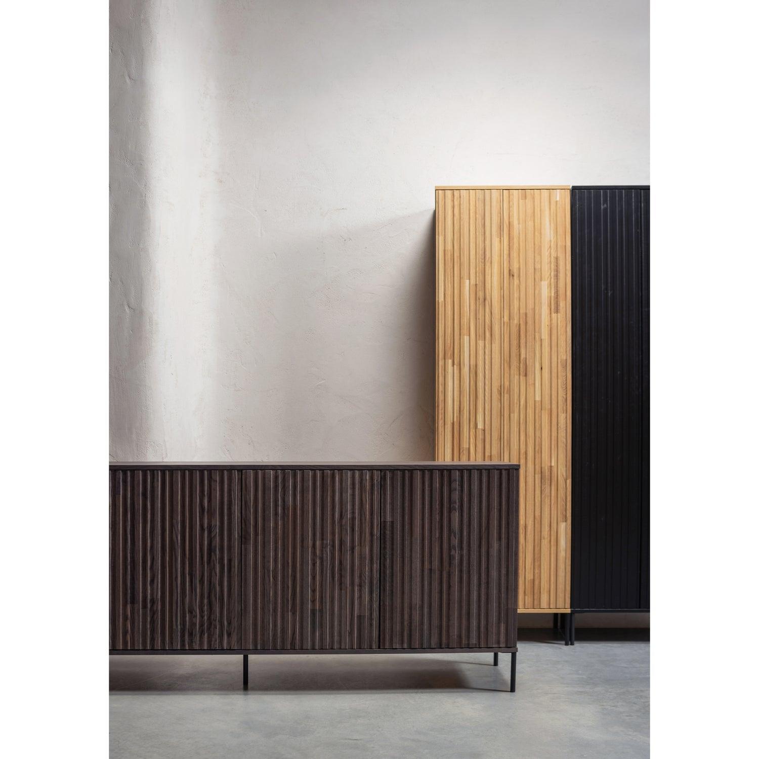 NEW GRAVURE NEW SIDEBOARD 200 CM ASH VENEER ESPRESSO [fsc] - PARIS14A.RO
