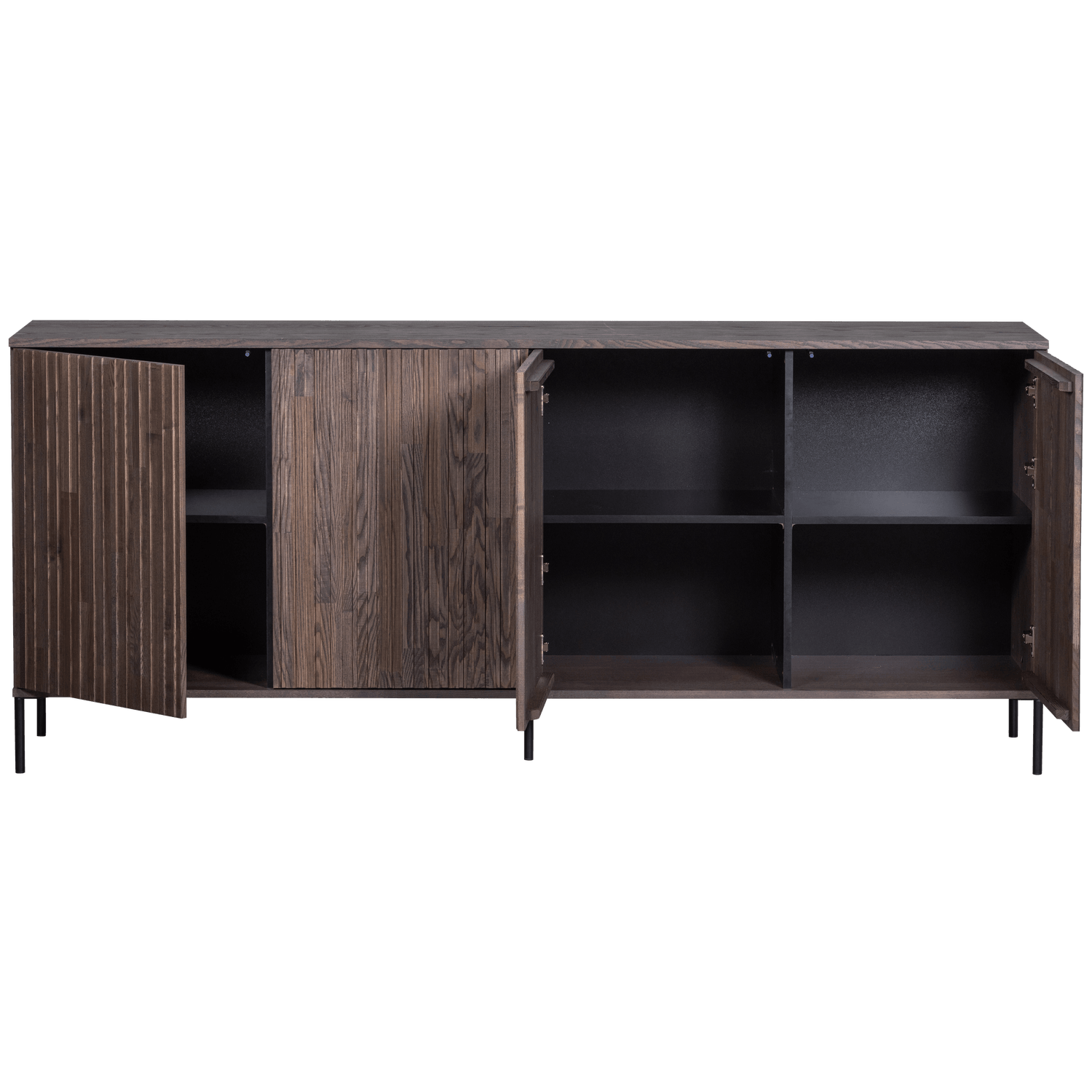 NEW GRAVURE NEW SIDEBOARD 200 CM ASH VENEER ESPRESSO [fsc] - PARIS14A.RO