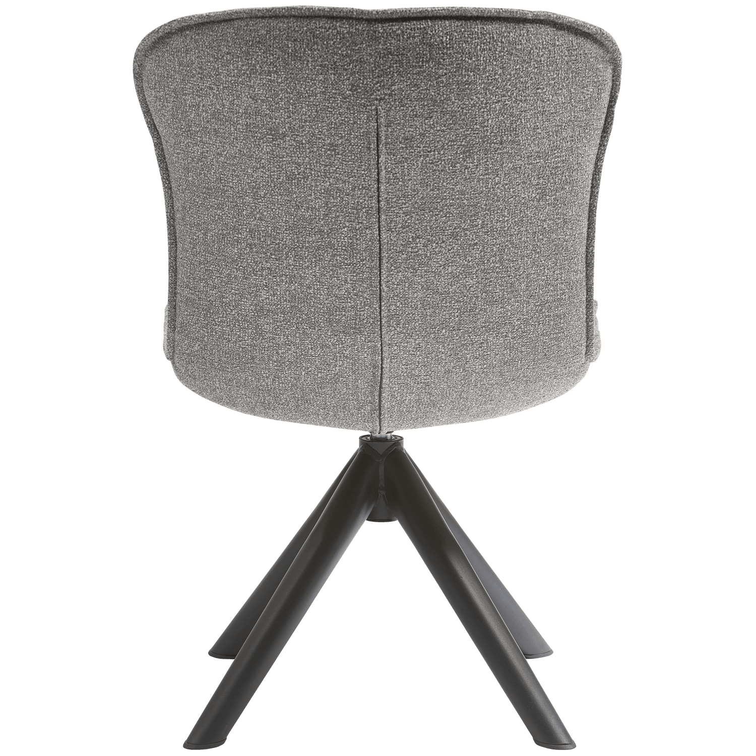 NIKA SWIVEL DINING CHAIR GREY MELANGE - PARIS14A.RO