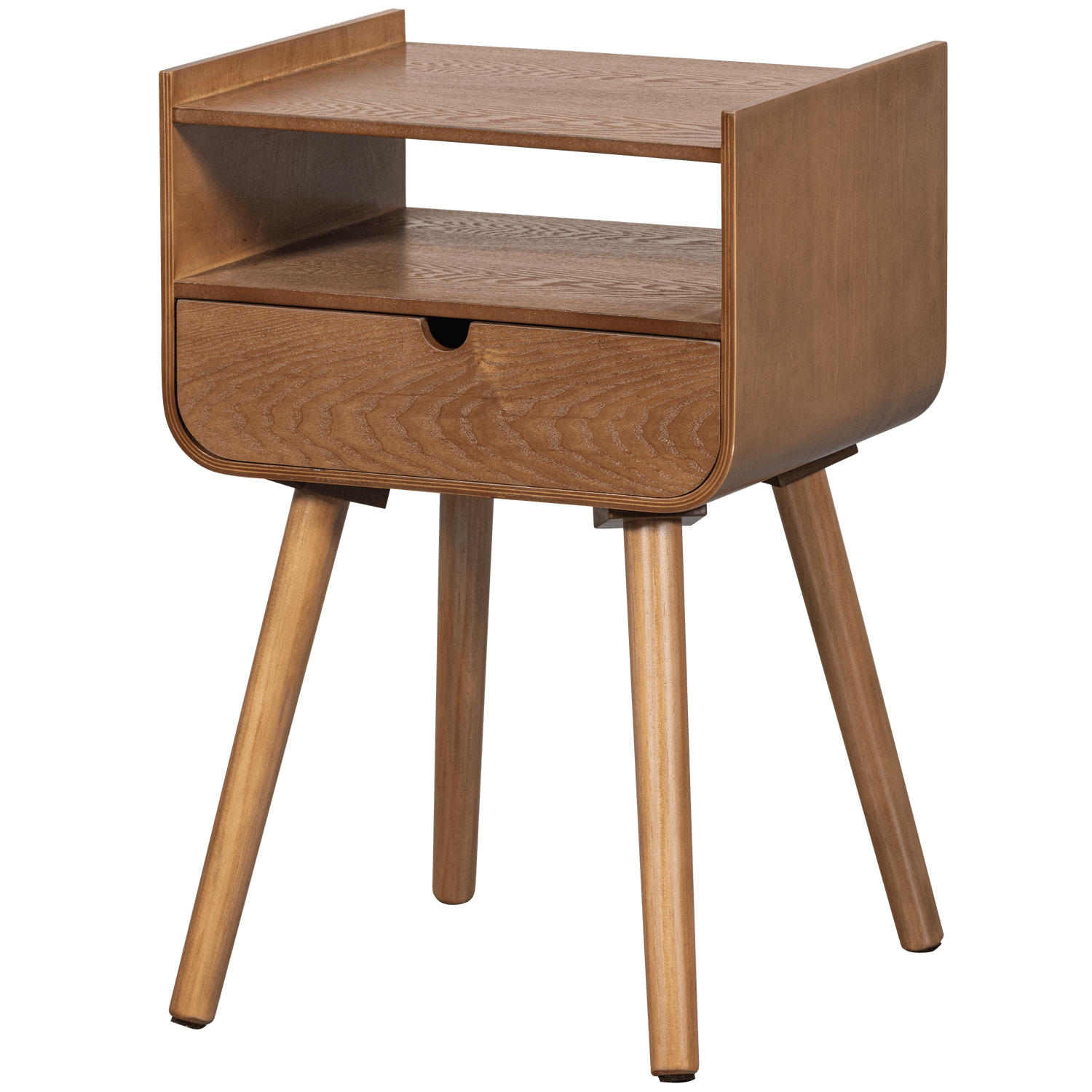 NILS NIGHTSTAND/SIDE TABLE WOOD NATURAL - PARIS14A.RO