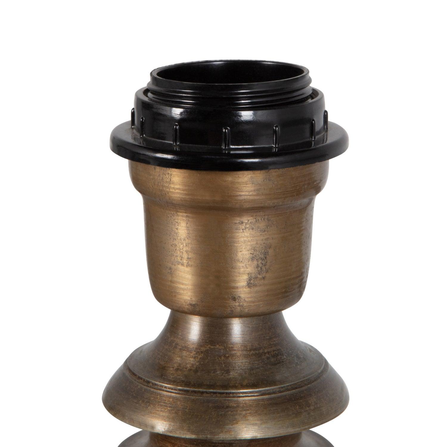OHM TABLE LAMP BASE ANTIQUE BRASS - PARIS14A.RO