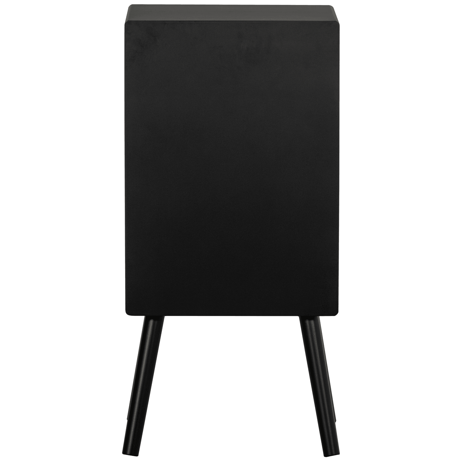 OZZY NIGHTSTAND HIGH WOOD BLACK - PARIS14A.RO