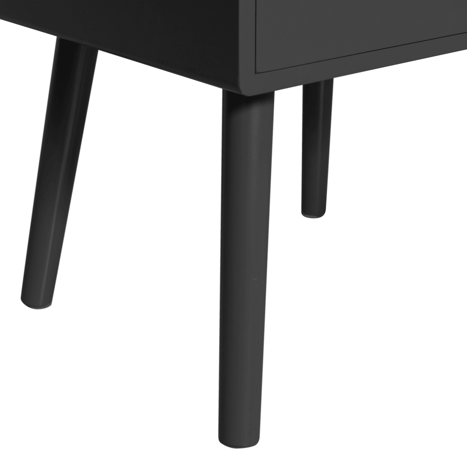 OZZY NIGHTSTAND WOOD BLACK - PARIS14A.RO