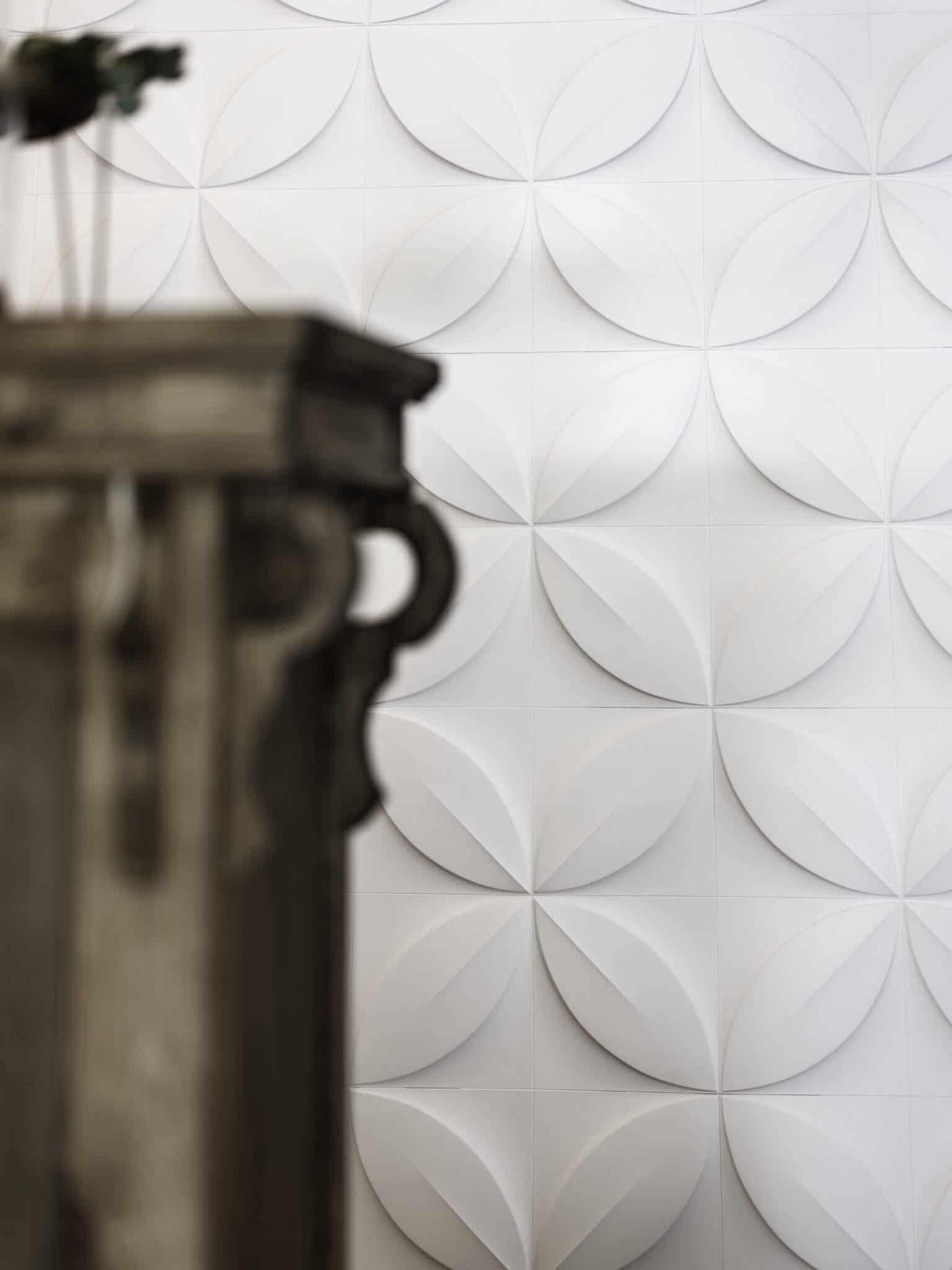 PANOU DECORATIV 3D INTERIOR POLIURETAN ARSTYL 3D FLOWER 380X1135X28 - PARIS14A.RO