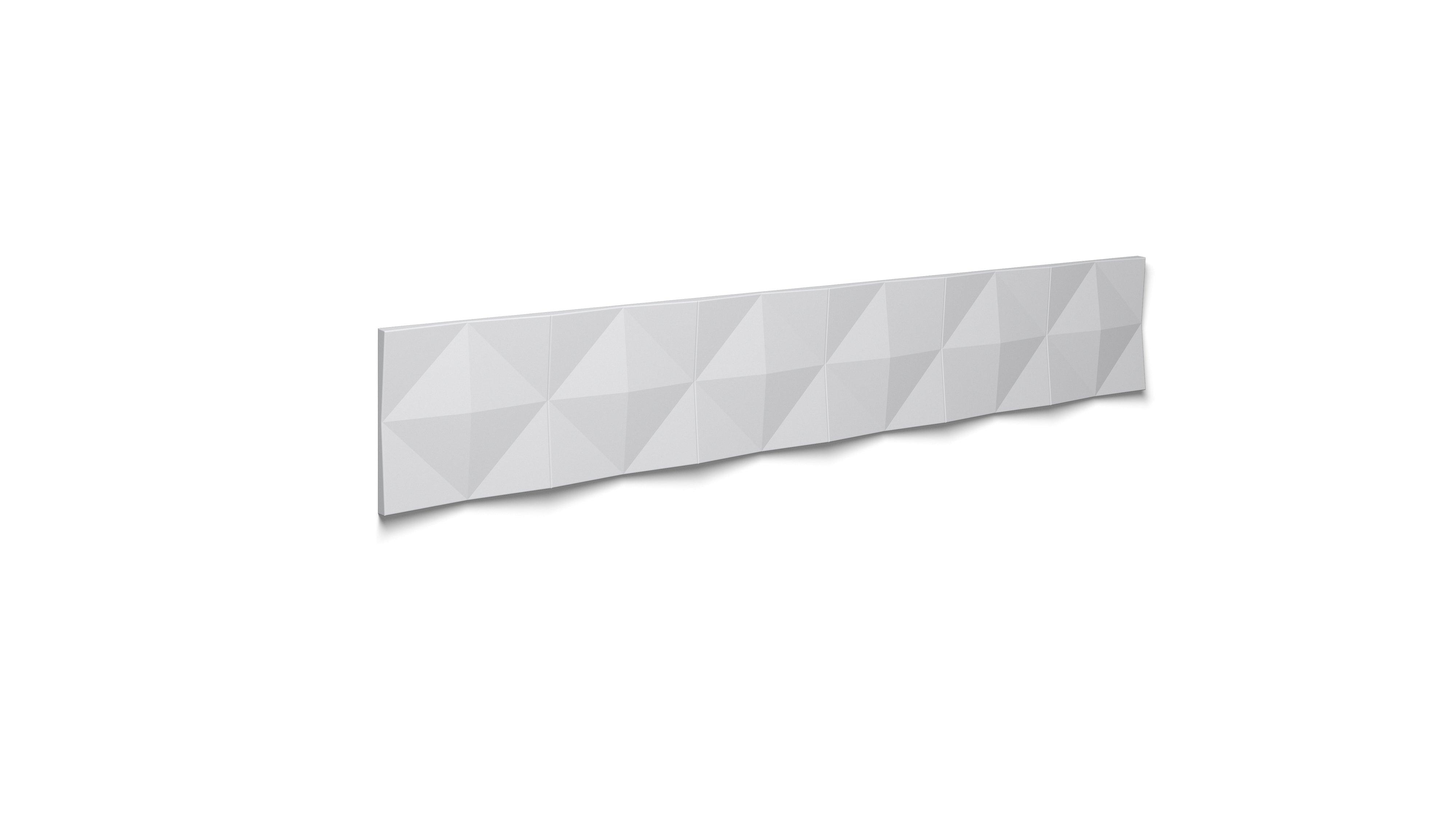 PANOU DECORATIV 3D INTERIOR POLIURETAN PYRAMID 3D 190X18.5X1135 - PARIS14A.RO