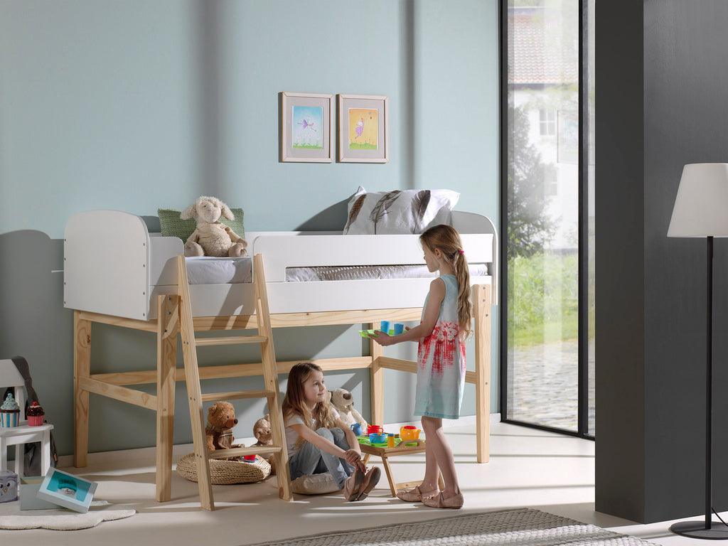 Pat cu scara KIDDY 90x200cm - Vipack - PARIS14A.RO