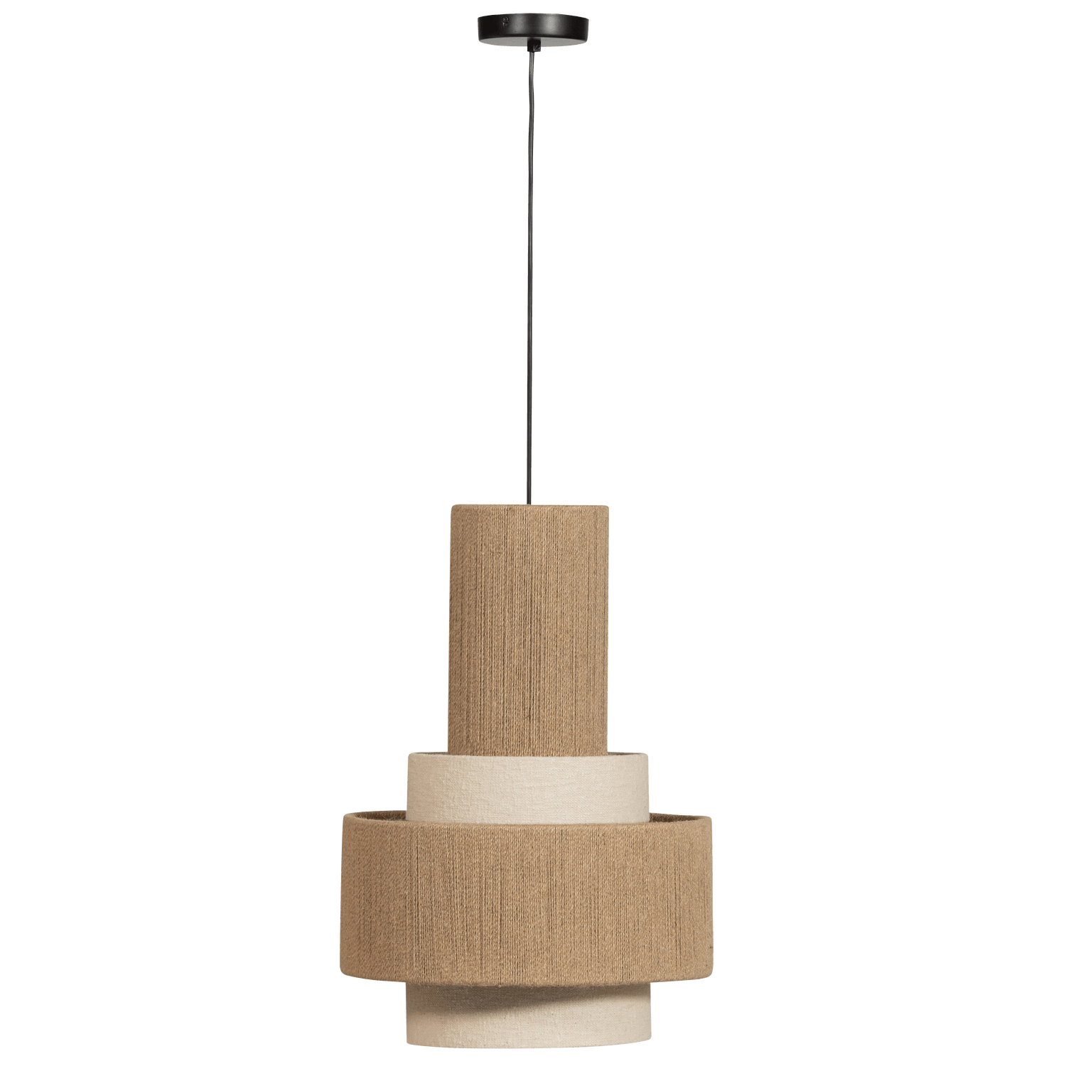 PELLE PENDANT LAMP ROPE NATURAL - PARIS14A.RO