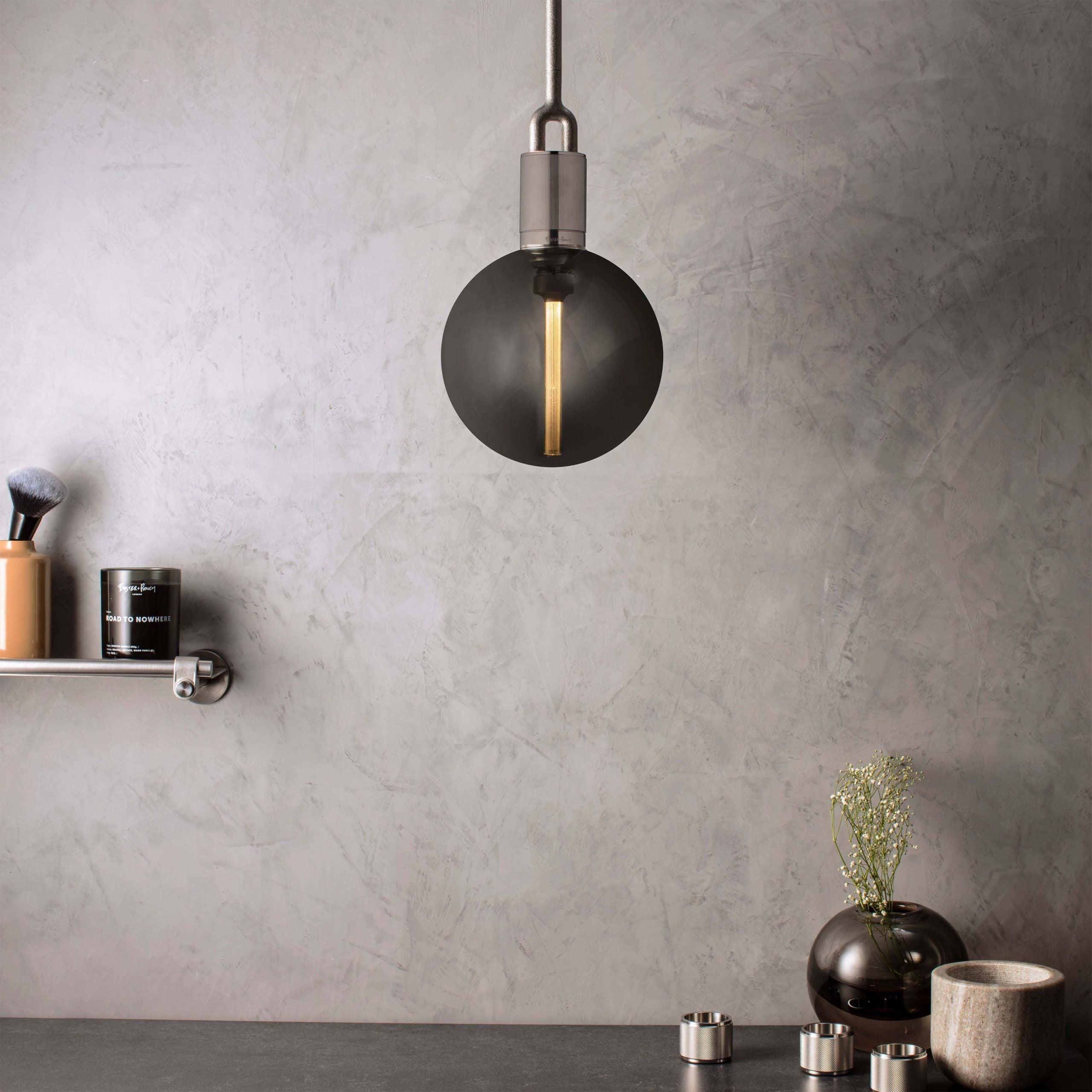 Pendant Forked / GLOBE / SMOKED / MEDIUM - Buster & Punch - PARIS14A.RO