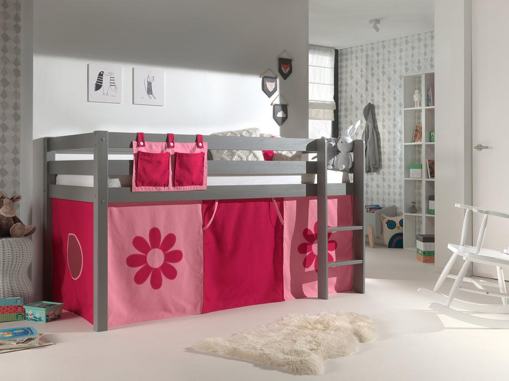 Perdea PINK FLOWER pentru patul PINO - Vipack - PARIS14A.RO