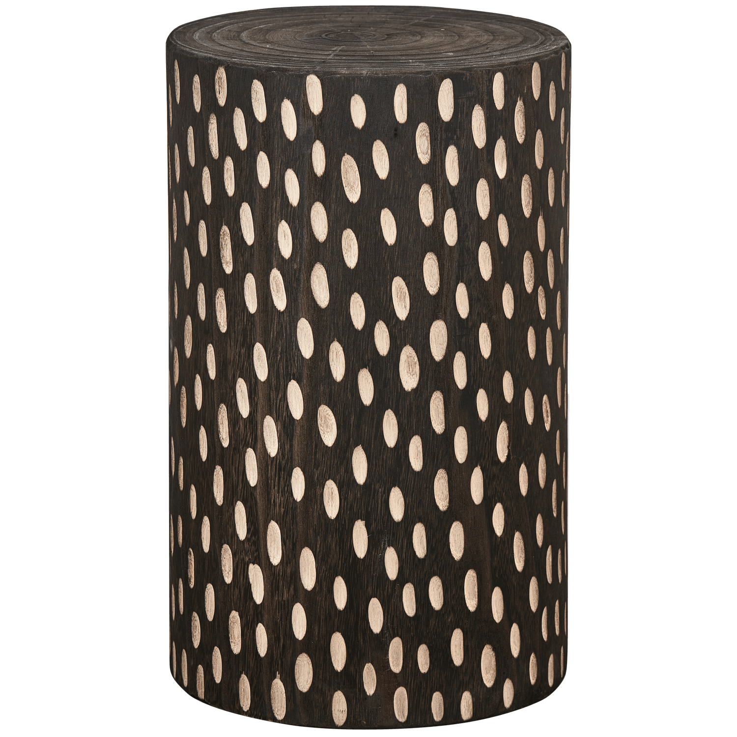 PERRY STOOL WOOD DARK BROWN - PARIS14A.RO