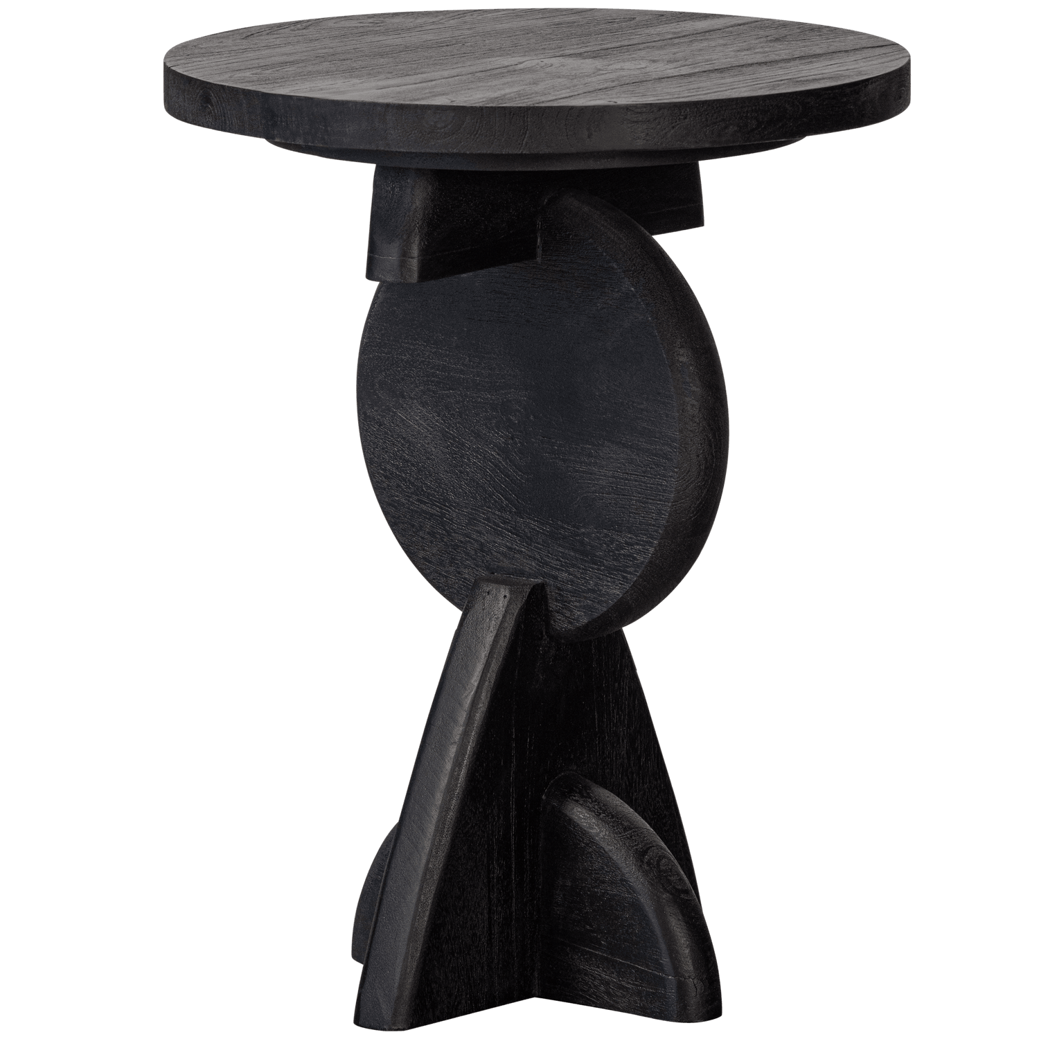 PETE SIDE TABLE MANGO WOOD BLACK - PARIS14A.RO