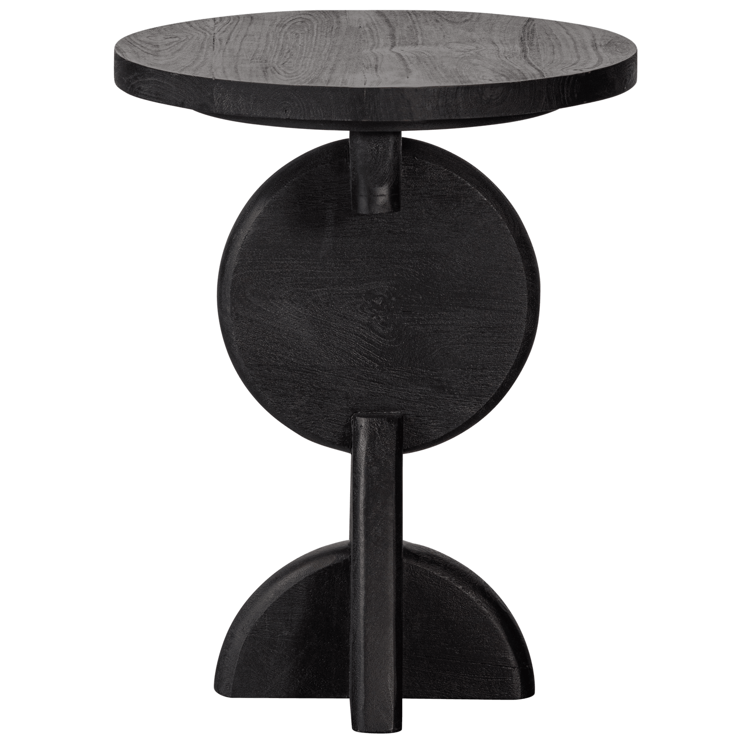 PETE SIDE TABLE MANGO WOOD BLACK - PARIS14A.RO