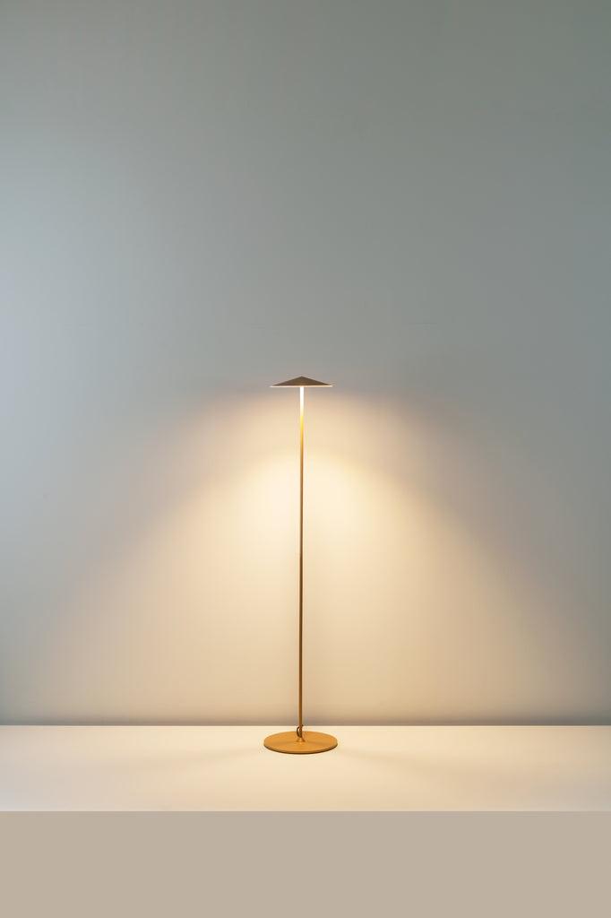 Lampa de podea Pla 120, aur metalic - PARIS14A.RO