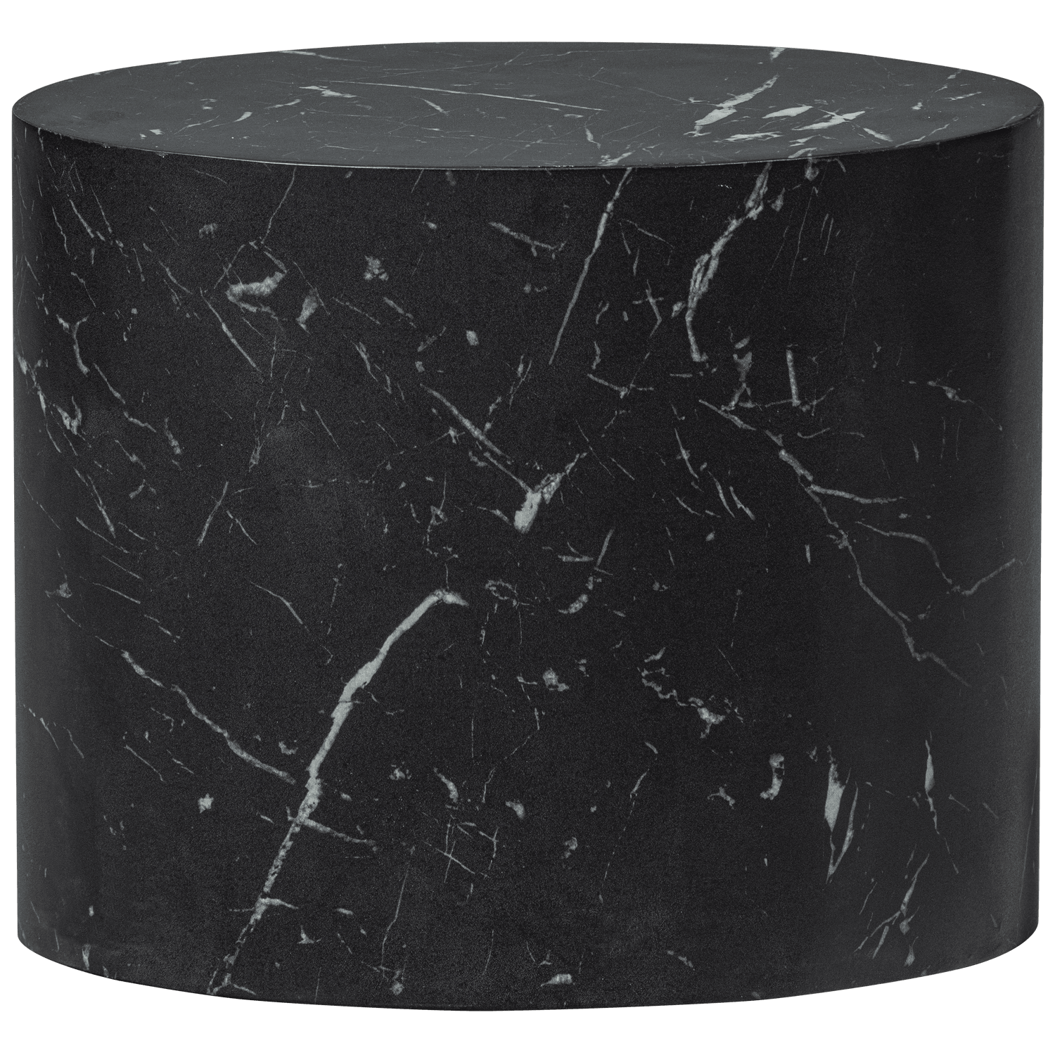 QUINT SIDE TABLE MDF BLACK 33x40x24CM - PARIS14A.RO