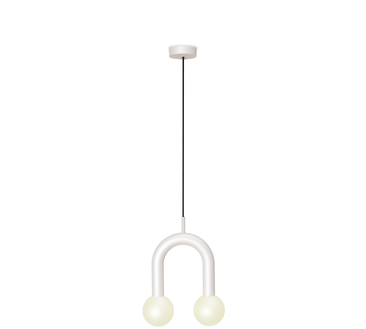 Candelabru suspendat Robin Rigoberta Pendant – fier, sticlă opal, negru mat, cablu textil, E14 – iluminat design pentru living și dining