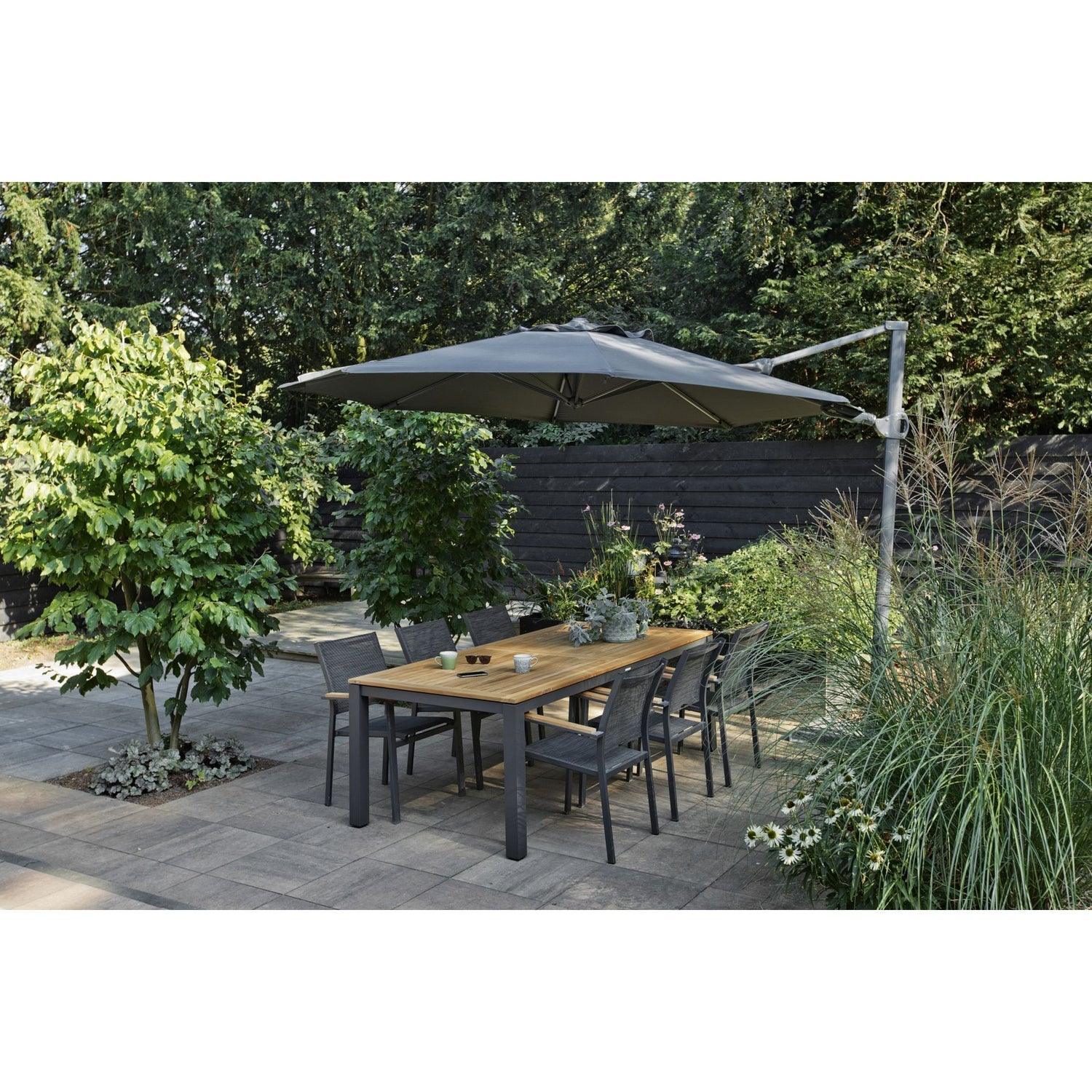 ROMA PARASOL GARDEN ROUND ANTHRACITE - PARIS14A.RO