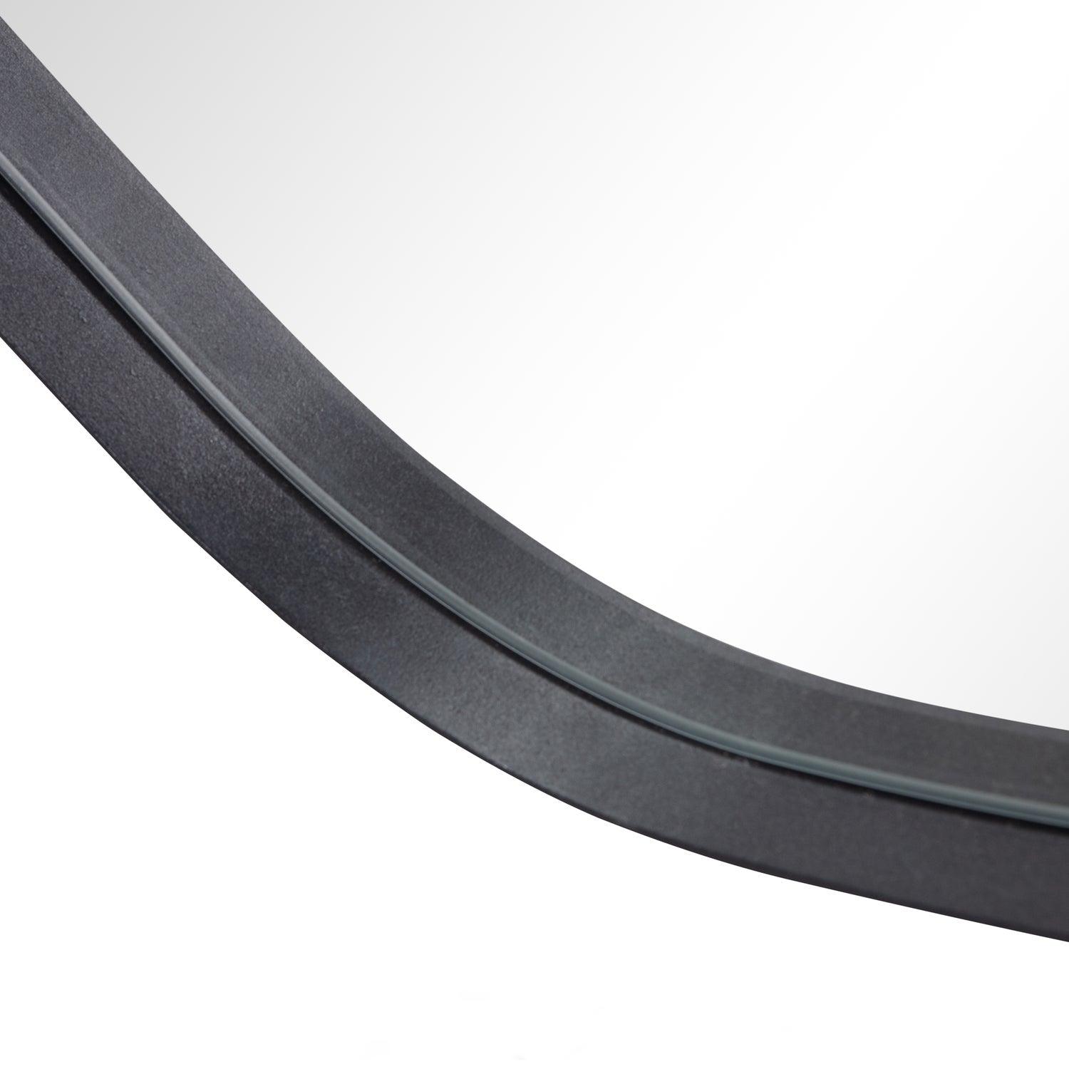 ROMEE ORGANIC MIRROR METAL BLACK 100x70CM - PARIS14A.RO