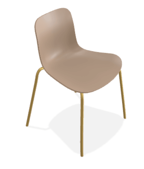 Scaun Langue cu material din Polipropilena - Norr11 - PARIS14A.RO