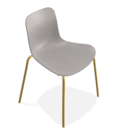 Scaun Langue cu material din Polipropilena - Norr11 - PARIS14A.RO