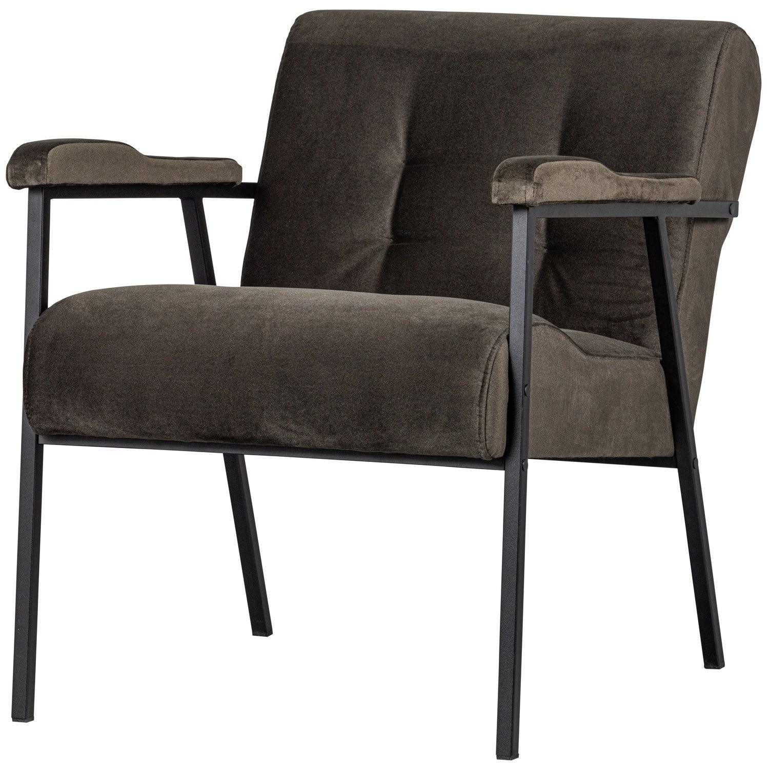 SCOTT ARMCHAIR VELVET WARM GREEN - PARIS14A.RO